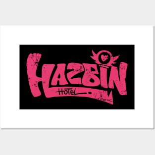 Hazbin hotel - typography retro Posters and Art